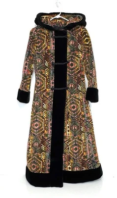 Винтажный гобелен ковер Penny Lane пальто Ruby Martin разноцветный 70-х РЕДКАЯ - Изображение 1 из 4