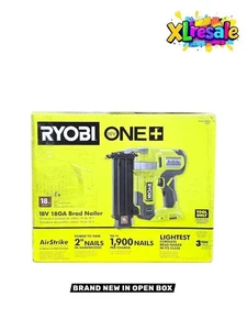 Ryobi One + 18 V 18 Stärke kabellos AirStrike Brad Nagler (nur Werkzeug) NEU - Bild 1 von 9