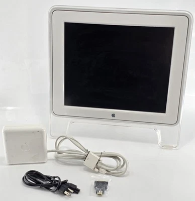 VINTAGE Working Apple Studio Display M7649 17” Power Mac LCD W/ADC & HDMI - Image 1 of 4