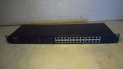 APC AP9224110 Fast Network Switch 24 Port 10/100 Ethernet Hub INCL RACK MOUNTS - Bild 1 von 4