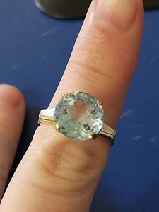 ANILLO TOPACIO ORO AMARILLO 14K TALLA 8 - Imagen 1 de 3