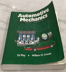 Automotive Mechanics Text Book Vol 1 Fifth 5th Edition Ed May William Crouse - Bild 1 von 15