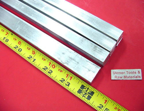 2 Pieces 3/4" X 3" X 12" ALUMINUM 6061-T6511 Flat Bar Stock - Solid Extruded Mill Bar For Fabrication