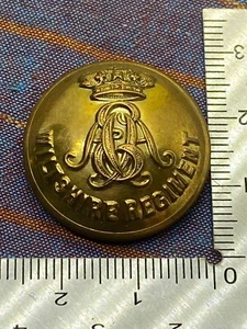 Original British Army Royal Marines Light Infantry Victorian Crown Button - Picture 1 of 4