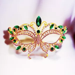 Mardi Gras Mask, Masquerade mask, Party Mask, Rhinestone Mask, Butterfly Mask - Picture 1 of 7