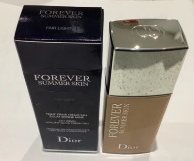 Dior Forever Summer Skin 24H Wear Healthy Glow Fresh Tint Foundation Fair Light