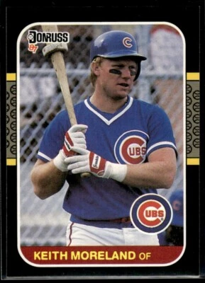1987 Donruss #169 Keith Moreland Chicago Cubs - Image 1 of 2