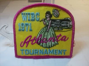 1971 Atlanta Georgia  WIBC Tournament Bowling Patch - Picture 1 of 2