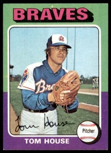 1975 TOPPS: TOM HOUSE ATLANTA BRAVES #525 - Picture 1 of 2