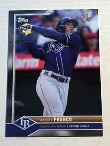 2022 Topps X Bobby Witt Jr. Crown Collection Wander Franco Rays RC 1