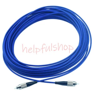 10M FC to FC Armored Cable SM 9/125 3.0mm Single Core Simplex Fiber Patch Cord - Photo 1/1