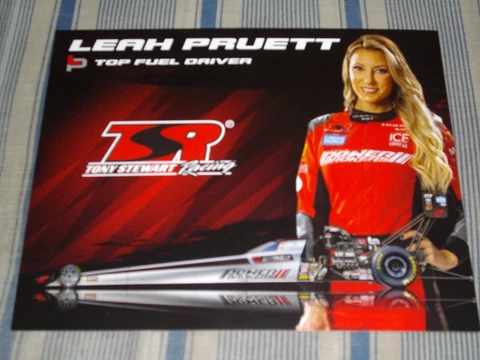 2022 LEAH PRUETT POWER BROKERS TOP FUEL NHRA POSTCARD Cover