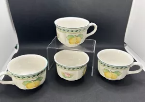 Tazza da caffè/tè piatta Villeroy & Boch giardino francese Fleurence Cottage decorazione centrale - Foto 1 di 8