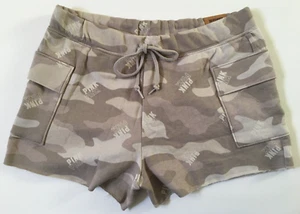 Victoria’s Secret PINK Camoflage CARGO Short Logo L NEW - Picture 1 of 4