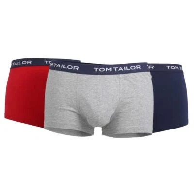 Pack de 3 calzoncillos boxer Tom Tailor para hombre Buffer Hip-Pants