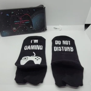 Do not disturb I'm Gaming Socks Novelty Mens Womens - Picture 1 of 3