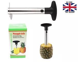 New Heavy Duty Fruit Cutter Easy Slicer Pineapple Corer Slicer Peeler Cutter - Picture 1 of 4