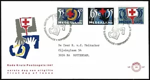 SC62 NETHERLANDS 1984 Two FDC's Red Cross set and booklet pane - Picture 1 of 2