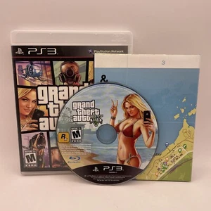 Grand Theft Auto V (PlayStation 3, 2013) - Handbuch und Karte - CIB - komplett in Box - Bild 1 von 6