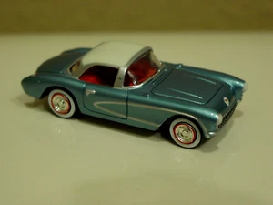 1957 Corvette Limited Ed White Wall Rubber Tires   Johnny Lightning - Picture 1 of 2