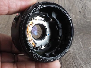 Canon 50mm f1.8 II EF Mount SLR Camera Lens - AS IS - for parts/repair - Picture 1 of 5