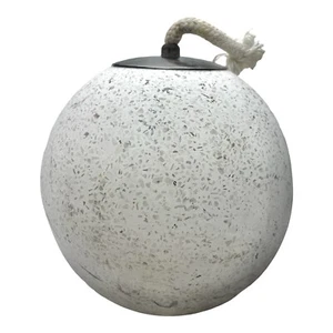 Sphere Shaped Speckled Outdoor Oil Lamp - Picture 1 of 11