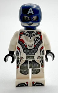 LEGO sh560 CAPTAIN AMERICA - WHITE JUMPSUIT Avengers Super Heroes Minifigure - Picture 1 of 6
