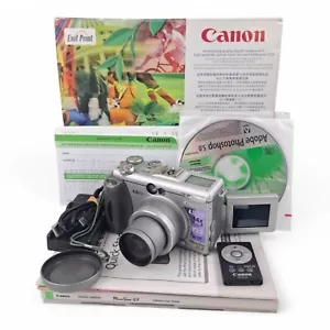 CANON POWERSHOT G3 DIGITAL CAMERA PC1032 4.0 MP Boxed - Picture 1 of 11