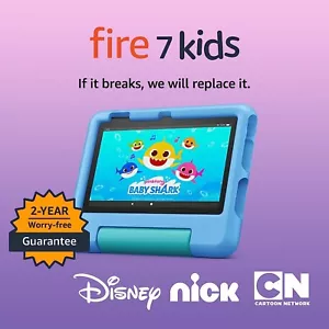 Amazon Fire 7 Kids Edition (7th Generation) 16GB, 7In - Blue - Picture 1 of 2