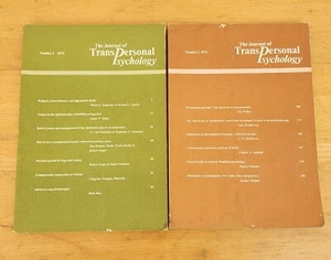 The Journal Of Transpersonal Psychology - Spiritual Psychotherapy Vol 1-2 1975 - Picture 1 of 6