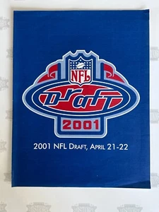 Hoja de formulario de selección en blanco del draft de la NFL 2001 Drew Brees Tomlinson Seymour Vick - Imagen 1 de 4