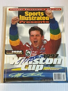 Jeff Gordon FIRMATO Sports Illustrated Winston Cup 97 senza prova di etichetta - certificato di autenticità K9 - Foto 1 di 1