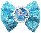 Elsa baby bow, elsa frozen headband, elsa hair bow, elsa girls hair clip,