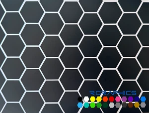 Honeycomb - 4cm 2xA4 Sheets - vinyl stickers decals - Picture 1 of 2
