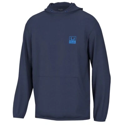 Sudadera con Capucha HUK Huk'd Up Performance Polar Academia Naval Brezo X-Grande Nueva con Etiquetas Foto 1 de 3