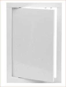 White EURO Plastic Easy-Snap Wall / Ceiling Access Panel for 6 x 8 Opening - Picture 1 of 2