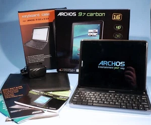 Archos 97 Carbon 9.7 Inch 16 GB Tablet & Keyboard Model No AC97CA * Mint - Picture 1 of 1