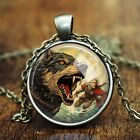 Thor Mjolnir necklace Viking jewelry Fenrir wolf necklace Norse jewelery Occult