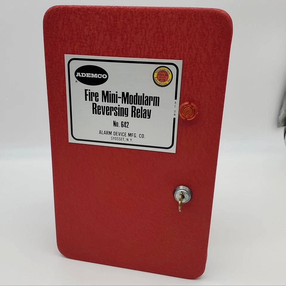 Ademco Nº 642 Fire Mini Modularm Relé Inverso 115 VAC 12.5" x 7.5" x 3.5" NOS Foto 1 de 4