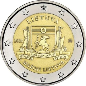 2 Euro Gedenkmünze Litauen 2025 Regionen - Bild 1 von 1