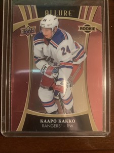 2019-20 UD Allure Kaapo Kakko Pink Rainbow