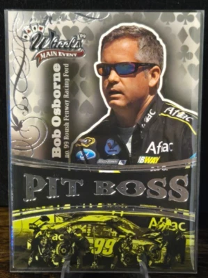 Wheels - 2009 - Bob Osborne - #53 NASCAR - Pit Boss - Card - Image 1 of 2