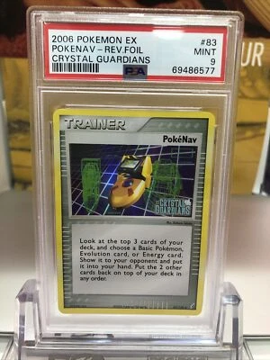 2006 Pokemon EX Crystal Guardians Pokenav Reverse Foil 83/100 PSA 9 Mint 115 - Image 1 of 4