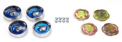 Tapacubos estilo acero Mercury Cougar 1967 1968 1969 1970 1971 1972 1973 azul Foto 1 de 2