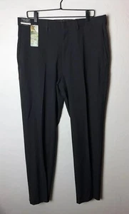 Haggar Stretch Stria Pant Mens 36x32 Gray Classic Fit Premium Comfort Dress NWT - Picture 1 of 11