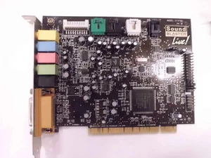 CT4780 creative labs pci sound card blaster live 5.1 audio - Picture 1 of 1