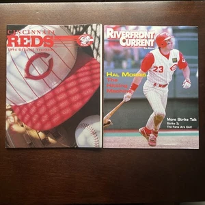 Vintage Cincinnati Reds 1994 Yearbook & Riverfront Current Magazine Baseball MLB - Picture 1 of 6