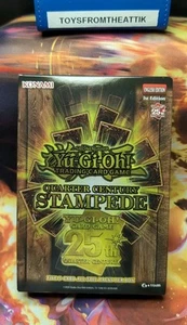 Mini caja Yugioh Quarter Century STAMPEDE 2025 nueva sellada rara difícil de encontrar - Imagen 1 de 6