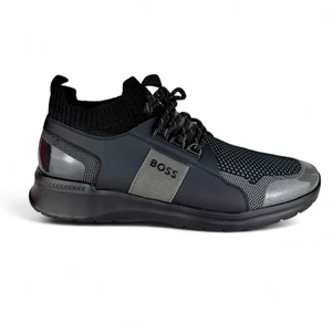 Boss Herren Sneaker Schwarz Freizeit Sneaker mit Logo - Extreme Runn Größe 11 - Bild 1 von 6