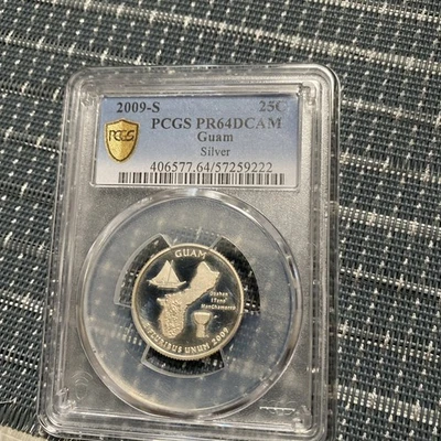 2009s washington quarter proof silver guam - Image 1 of 2